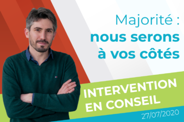 Intervention de Laurent Legendre, président du groupe "Métropole insoumise, résiliente et solidaire", membre de la majorité métropolitaine, lors du conseil de la métropole de Lyon du 27 juillet 2020