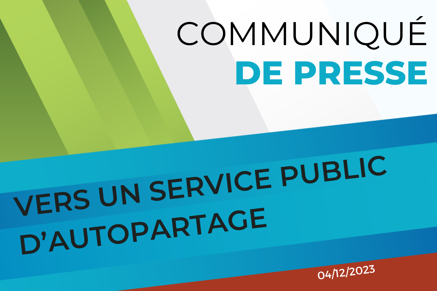 Communiqué de Presse Autopartage