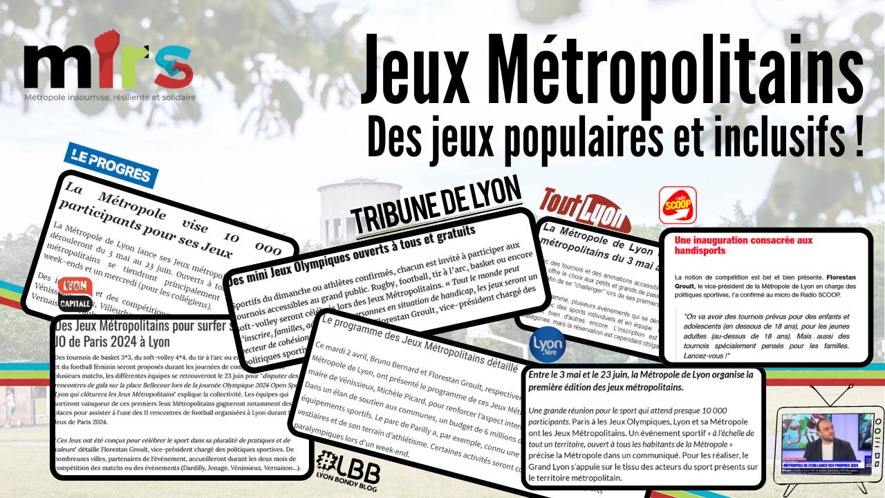 Jeux Métropolitains : Passages presse Florestan GROULT